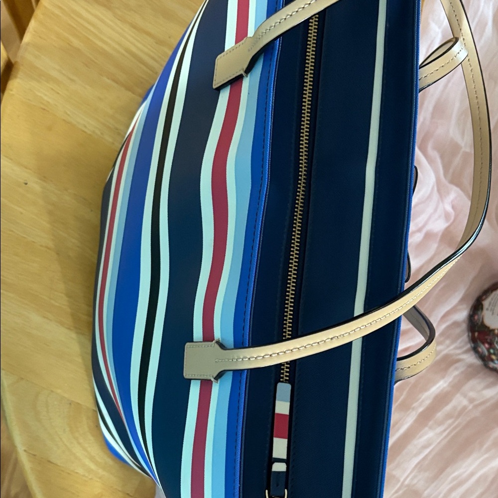 Kate Spade Multicolor Striped Tote - Picture 2 of 7